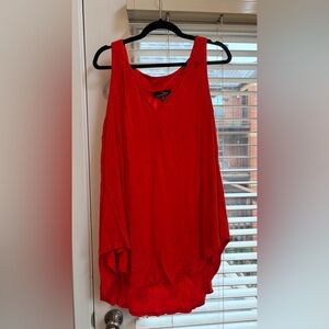 Suzanne Betro Bold Red Top